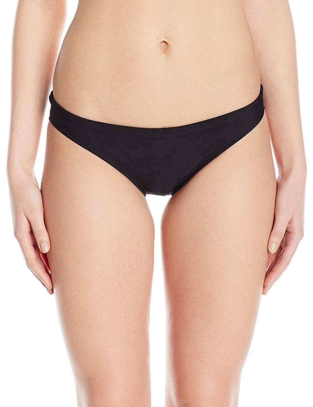 Speedo Endurance Lite Bikini Bottom Size 6 Black NWT Drawstring Competition Swim